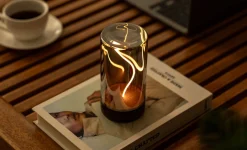 - Bordlampe - Solis Drift Light - Valnød*Gingko Sale