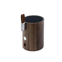 - Drum Light Bluetooth Speaker Natural Walnut Wood*Gingko New