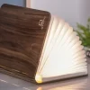 - LED Smart Booklight - Walnut - Large^Gingko Hot