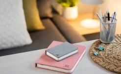 - LED Smart Fabric Booklight - Urban Grey - Mini^Gingko Outlet