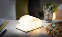 - LED Smart Fabric Booklight - Urban Grey - Mini^Gingko Outlet