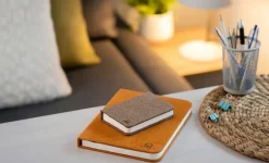 - LED Smart Fabric Booklight - Coffee Brown - Mini*Gingko Best