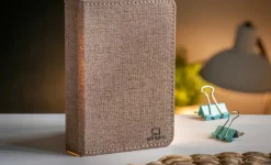 - LED Smart Fabric Booklight - Coffee Brown - Mini*Gingko Best