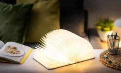 - LED Smart Fabric Booklight- Coffee Brown^Gingko Outlet