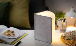 - LED Smart Fabric Booklight - Urban Grey^Gingko Best
