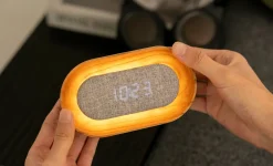 - Lumos Clock - Vækkeur - Hvid ask*Gingko