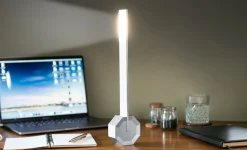 - Octagon One Desk Lamp - Aluminium^Gingko Clearance