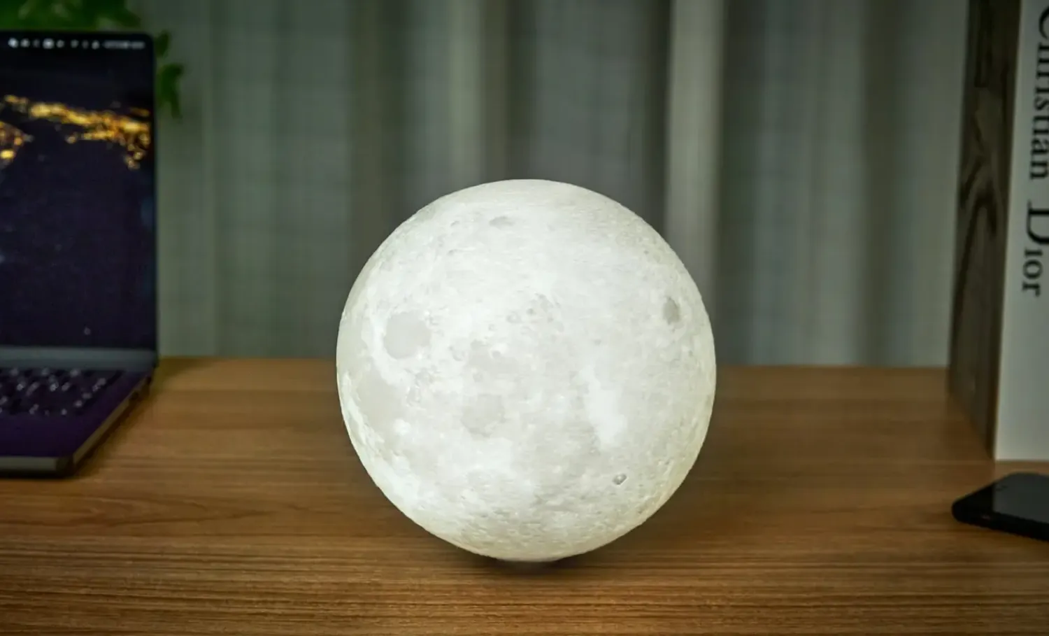 - Smart LunaSpin Lamp - Large Size*Gingko Hot