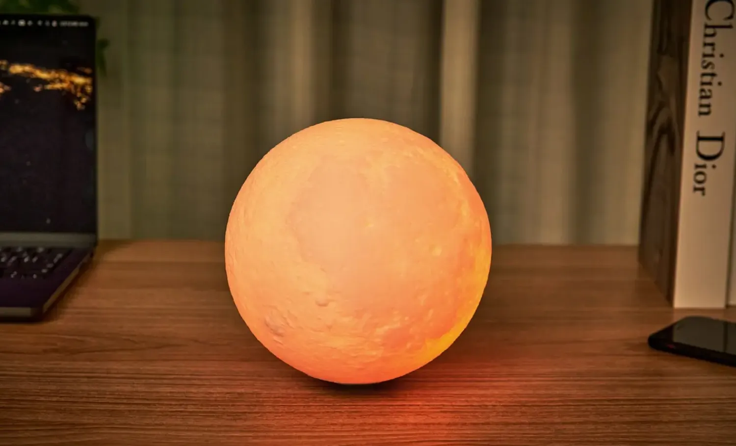 - Smart LunaSpin Lamp - Large Size*Gingko Hot