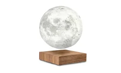 - Smart Moon Lamp Walnut - sværende månelampe - valnødtræ - 14 cm*Gingko