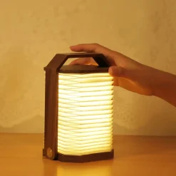 - Smart Origami Lamp - Walnut^Gingko