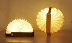- Smart Origami Lamp - Walnut^Gingko