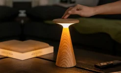 - Sylvia Bordlampe - Mini - Hvid Ask - 6x14 cm*Gingko Best