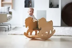 Gyngehest i Birk m. rustrød hynde fra HINDEVADGÅRD^Hindevadgaard Hot