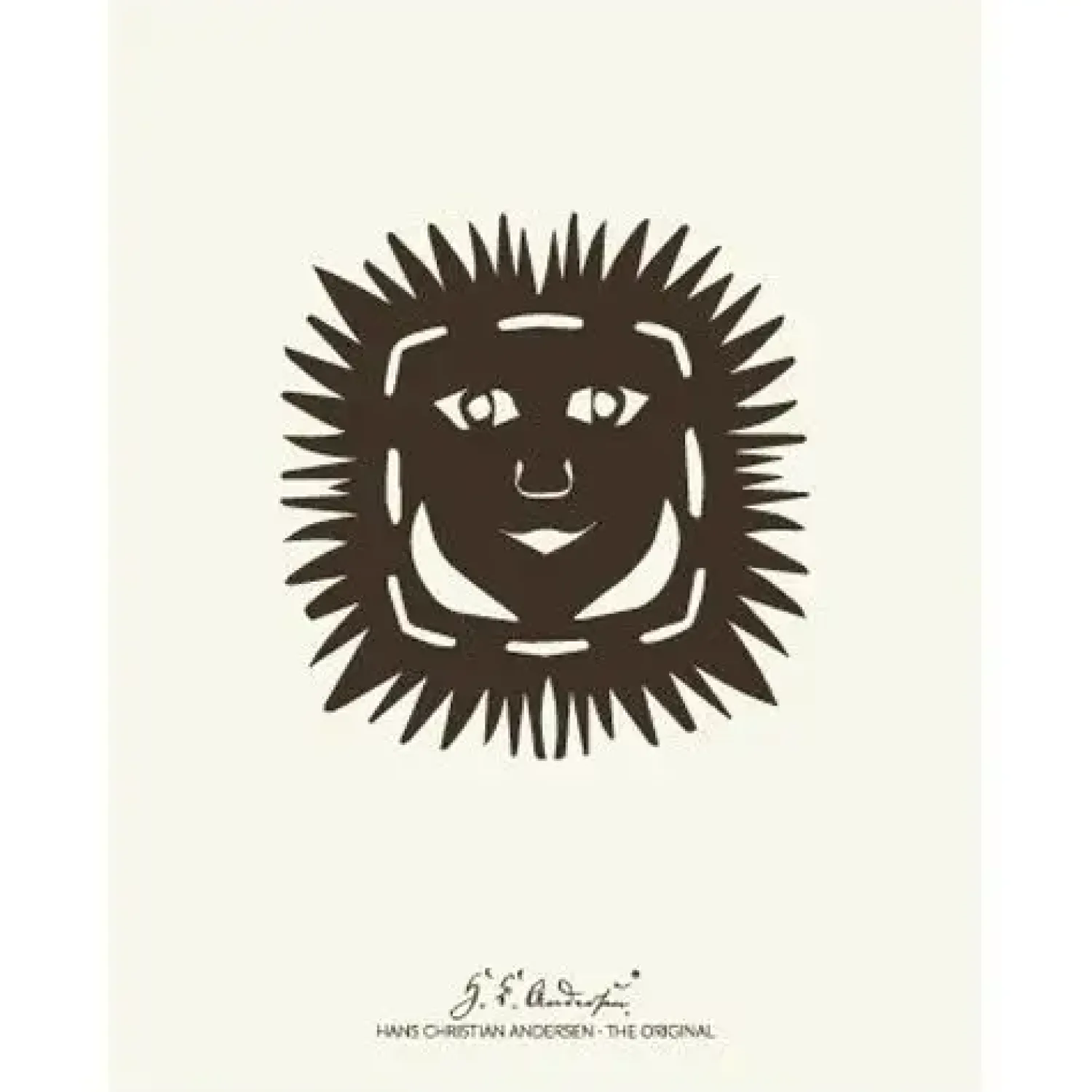- "Solhoved" Plakat i ramme - 40x50^H. C. Andersen Original Best