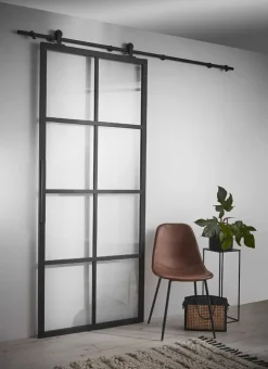 - Cube skydedør 90x213,3 cm - Sort*Habo New