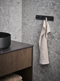 - Knagerække - Flair - Selvklæbende - Sort - L: 26 cm*Habo Sale