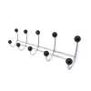 - Knagerække med 5 knager - Berry - krom/sort*Habo