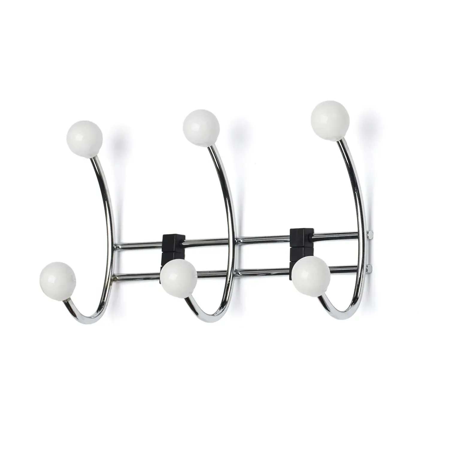 - Knagerække med 3 knager - Berry - krom/hvid*Habo Clearance