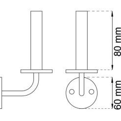 - Reservepapirholder 2229 - Sort*Habo Online