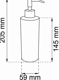 - Sæbedispenser - Blossom - Hvid - H: 20,5 cm^Habo Hot