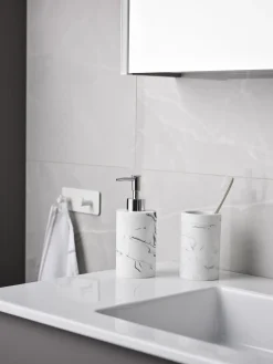 - Sæbedispenser - Marble/Marmor - H: 18 cm*Habo