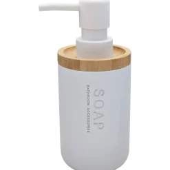 - Sæbedispenser - Nature og Hvid - H: 16 cm^Habo Online