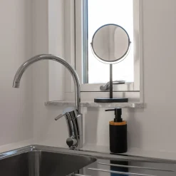 - Sæbedispenser - Nature og Sort - H: 16 cm*Habo Best