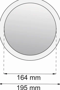 - Spejl - Zoom - Ø 16,4 cm*Habo Sale