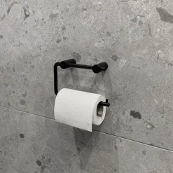 - Toiletpapirholder 1368 - Sort Stål^Habo Discount