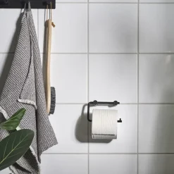- Toiletpapirholder 1368 - Sort Stål^Habo Discount