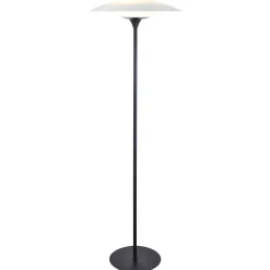 Halo Design - Gulvlampe - Baroni - Ø46 cm - Opal/Sort*Halo Design Copenhagen Outlet