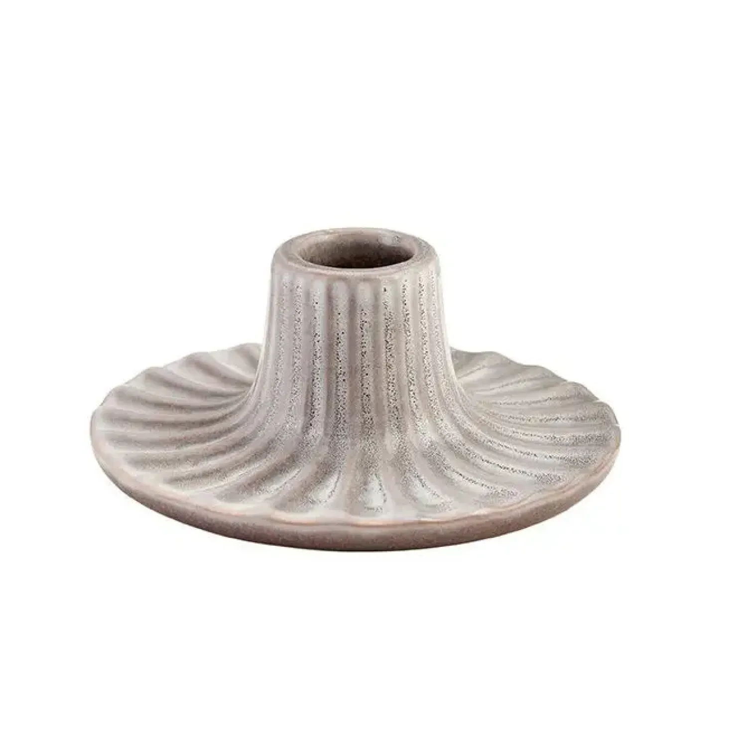 - Lysestage - Süss - 5x12 cm - Grå Keramik^2Have Online