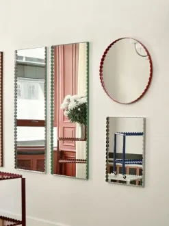 - Arcs Mirror - Rectangle / M-Green^Hay Outlet