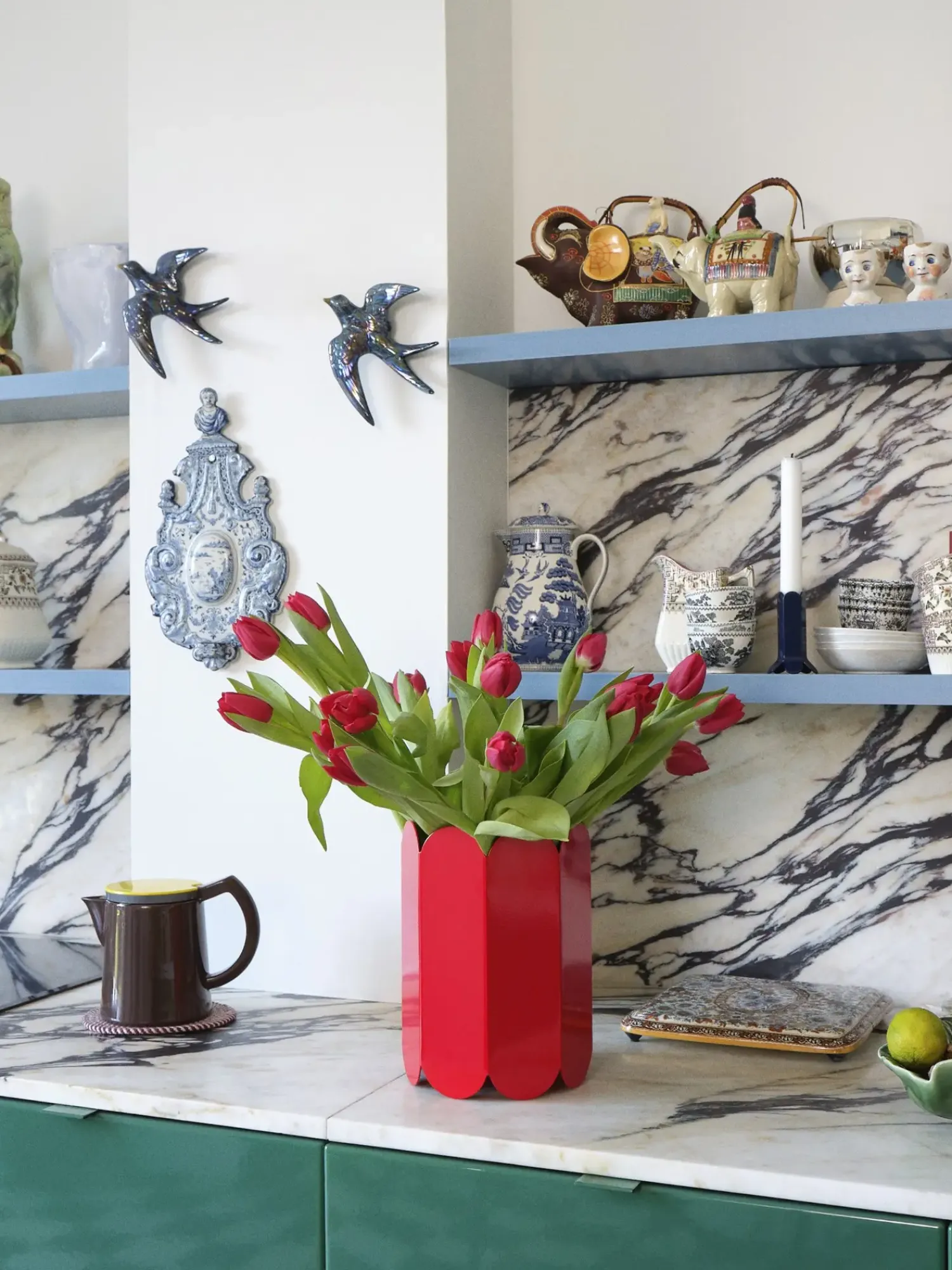 - Arcs Vase, Mirror, Spejl vase H25 x Ø17 cm^Hay Clearance