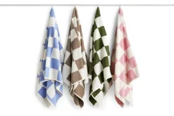 - Badehåndklæde - Check - Cappuccino/Brun - 70 x 136 cm*Hay Clearance