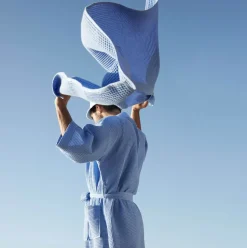 - Badekåbe/Morgenkåbe - Waffle - Sky Blue/Lyseblå - One size^Hay Hot