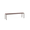 - Balcony - bænk - bench - rød - Iron red - længde 165 cm*Hay New