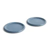 - Barro - Tallerken - Sæt af 2 - Dark blue - Ø24*Hay Discount