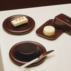 - Barro Butter Dish - Bugundy^Hay Hot