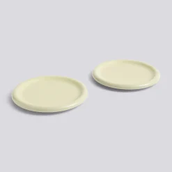 - Barro Plate - 2 stk. - Ø24 - Pistachio^Hay