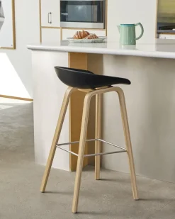 - Barstol - AAS 32 - About A Stool - Khaki 2.0 - Ben: eg/vandbaseret lak - Lav model*Hay Best