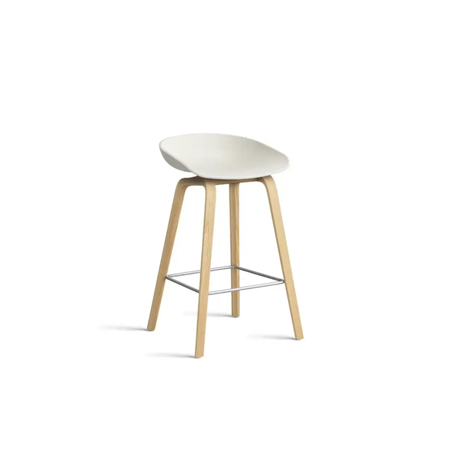 - Barstol - AAS 32 - About A Stool - Melange Cream 2.0 - Ben: eg/vandbaseret lak - Lav model^Hay Discount