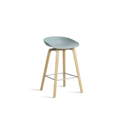 - Barstol - AAS 32 - About A Stool - Dusty Blue 2.0 - Ben: eg/vandbaseret lak - Lav model*Hay Hot