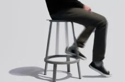 - Barstol Revolver grå - Stool H65 cm*Hay Best