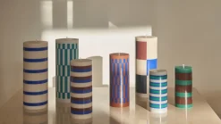 - Bloklys - Column - Small - Grey & Blue^Hay Clearance