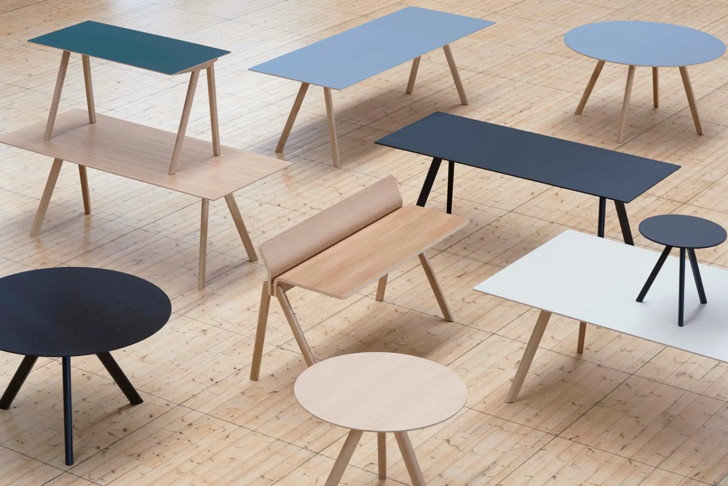 - Bord - CPH20 - Sort/Sort - Ø 90 cm*Hay Outlet