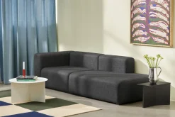 - Bord - Slit - Slit Table Round - Stål/Steel - Hvid/White - Ø45 x H35,5 cm*Hay Outlet