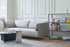 - Bord - Slit - Slit Table Round - Spejl/Mirror - Stål/Steel - Ø45 x H35,5 cm*Hay Best