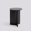 - Bord - Slit table Wood - Black - Ø35 x H47 cm*Hay Outlet